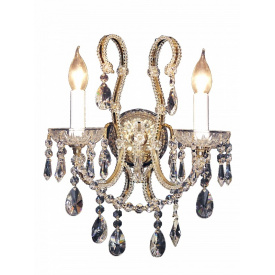 Бра хрустальное свеча Барокко Brille 40W CR-605 Бесцветный