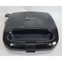 Электрическая сендвичница DOMOTEC 7777MS-BIG с антипригарным покрытием 750Вт Токмак