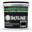 Краска резиновая суперэластичная сверхстойкая SkyLine РабберФлекс Черный RAL 9004 12 кг Львов