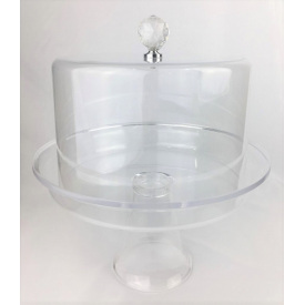 Подставка One Chef с крышкой для торта акриловая 35,5×30,5 см