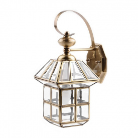 Светильник уличный настенный Brille 60W GL-85 Латунь