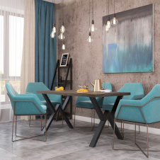 Обеденный стол в стиле LOFT (NS-1162)