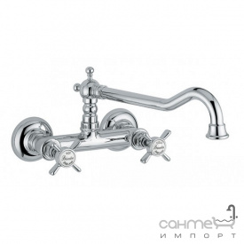 Смеситель для кухни настенный Bugnatese Cucina Princeton 852 RA медь