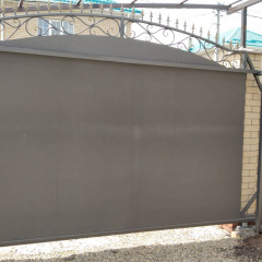 Ворота закриті зварні з елементами ковки, довговічні Legran Хмельницький