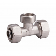 Тройник обжимной SD Plus 20х1/2&quotх20 НР SD160W201520