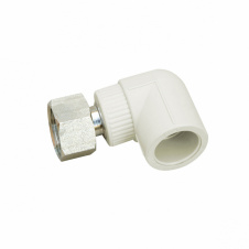 Кутник PPR Blue Ocean з накидною гайкою 20х1/2" 90 градусів ВР
