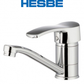 Змішувач для умивальника ялинка на шпильці HESBE FOCUS (Chr-004) 15cm