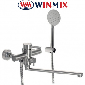 Смеситель для ванны длинный нос Winmix Sus-006 EURO, Польша (нержавеющая сталь)