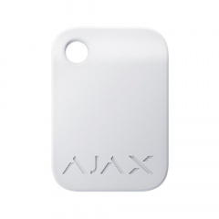 Защищенный бесконтактный брелок Ajax Tag white (комплект 10 шт.) для клавиатуры KeyPad Plus Чорноморськ