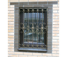 Ґрати на вікна з кованими елементами міцні Legran