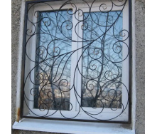 Кованые решётки на окна прочные художественные Legran