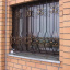 Ґрати на вікна зварені міцні патиновані Legran Київ