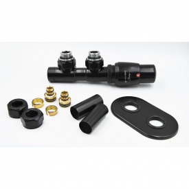 Комплект термостатический Vario Term TWINS ALL in ONE правый (низ) черный