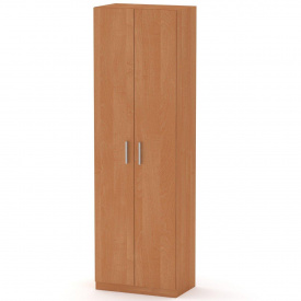2-створчатый шкаф-11 Компанит для одежды лдсп белый цвет ольха