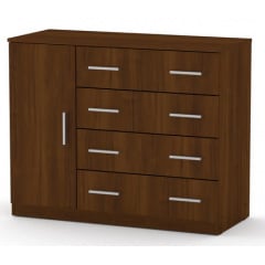 Комод 4+1Б Компаніт ЛДСП горіх-темний Черкаси