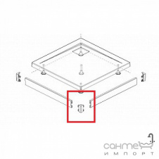 Уголок для панели Radaway Argos 003-019000301, хром