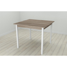 Стол кухонный Ferrum-decor Диего 75x80x80 Белый ДСП Сонома Трюфель 16мм (DIE0040)