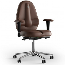 Крісло KULIK SYSTEM CLASSIC Шкіра без підголівника без строчки Віскі (12-909-BS-MC-0106)