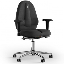 Кресло KULIK SYSTEM CLASSIC Ткань без подголовника без строчки Черный (12-909-BS-MC-0507)