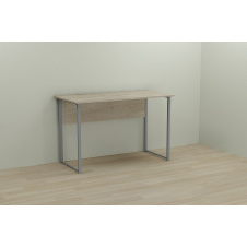 Комп'ютерний стіл Ferrum-decor Курт 75x100x60 сірий ДСП Дуб Сонома 16мм