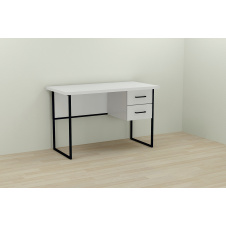 Фото - Компьютерный стол Ferrum-decor Дакота 76x140x60 черный ДСП Белое 32мм Компьютерный стол Ferrum-decor Дакота 76x140x60 черный ДСП Белое 32мм