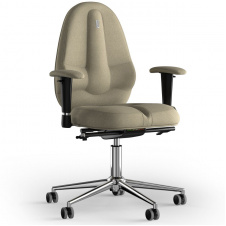 Кресло KULIK SYSTEM CLASSIC Ткань без подголовника без строчки Кремовый (12-909-BS-MC-0501)