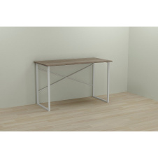 Фото - Компьютерный стол Ferrum-decor Дейв 75x120x60 белый ДСП Дуб Сонома Труфель 16мм Компьютерный стол Ferrum-decor Дейв 75x120x60 белый ДСП Дуб Сонома Труфель 16мм