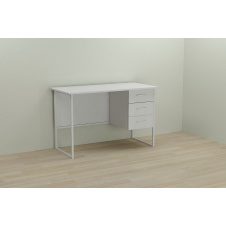 Компьютерный стол Ferrum-decor Гарри 75x140x70 белый ДСП Белое 16мм