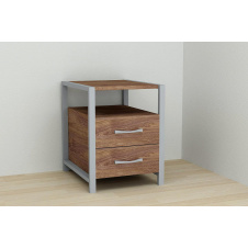 Фото - Тумба Ferrum-decor Вів'єн 2/2 50x41x40 см Дуб (XK00123) Тумба Ferrum-decor Вів'єн 2/2 50x41x40 см Дуб (XK00123)