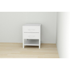 Фото - Тумба Ferrum-decor Вів'єн 2/1 50x41x40 см Білий (XK00133) Тумба Ferrum-decor Вів'єн 2/1 50x41x40 см Білий (XK00133)