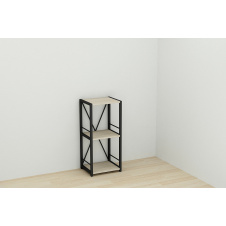 Этажерка Ferrum-decor Конект 73x34x28 см Дуб сонома (XK00256)