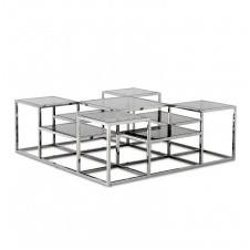 Кофейный журнальный столик в стиле LOFT (NS-569)