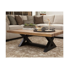 Кофейный журнальный столик в стиле LOFT (NS-600) Фастов