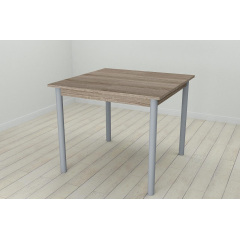 Стіл кухонний Ferrum-decor Агата 75x80x80 Сірий ДСП Сонома Трюфель 16мм (AGA0047) Одесса