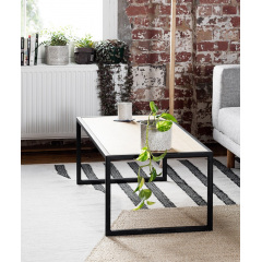 Кофейный журнальный столик в стиле LOFT (NS-483) Ровно