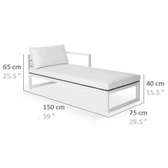 Модульный диван-шезлонг в стиле LOFT (NS-1013) Киев