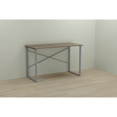 Комп'ютерний стіл Ferrum-decor Дейв 75x140x70 сірий ДСП Дуб Сонома Труфель 16мм Конотоп