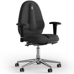Кресло KULIK SYSTEM CLASSIC Ткань без подголовника без строчки Черный (12-909-BS-MC-0507) Самбор