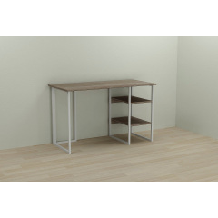 Комп'ютерний стіл Ferrum-decor Кевін 75x100x60 білий ДСП Дуб Сонома Труфель 16мм Ужгород