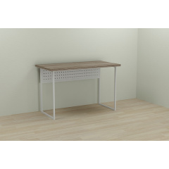Компьютерный стол Ferrum-decor Майк 75x100x60 белый ДСП Дуб Сонома Труфель 32мм Черновцы