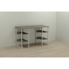 Комп'ютерний стіл Ferrum-decor Карен 75x120x70 білий ДСП Дуб Сонома Труфель 16мм Київ