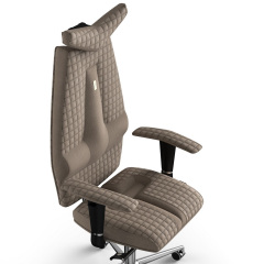 Кресло KULIK SYSTEM JET Ткань с подголовником со строчкой Карамельный (3-901-WS-MC-0502) Васильков