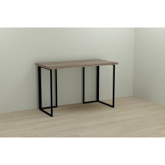 Комп'ютерний стіл Ferrum-decor Ханна 76x140x70 чорний ДСП Дуб Сонома Трюфель 32мм Київ