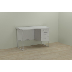 Комп'ютерний стіл Ferrum-decor Гаррі 75x120x60 білий ДСП Біле 32мм Херсон