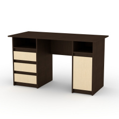 Стол письменный Декан-2 Компанит венге комби Коростень