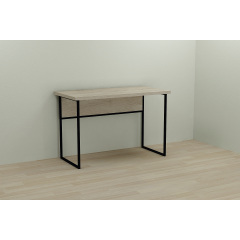Комп'ютерний стіл Ferrum-decor Коді 75x140x70 чорний ДСП Дуб Сонома 32мм Одеса