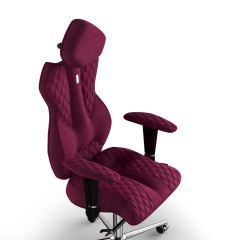 Крісло KULIK SYSTEM ROYAL Тканина з підголівником зі строчкою Рожевий (5-901-WS-MC-0508) Броди