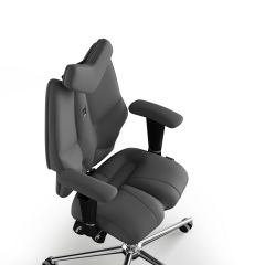 Крісло KULIK SYSTEM FLY Екошкіра з підголівником без рядка Сірий (13-901-BS-MC-0206) Чортків