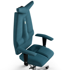 Кресло KULIK SYSTEM JET Ткань с подголовником без строчки Джинсовый (3-901-BS-MC-0511) Приморск