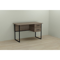 Комп'ютерний стіл Ferrum-decor Дакота 75x120x60 чорний ДСП Дуб Сонома Труфель 16мм Черкаси
